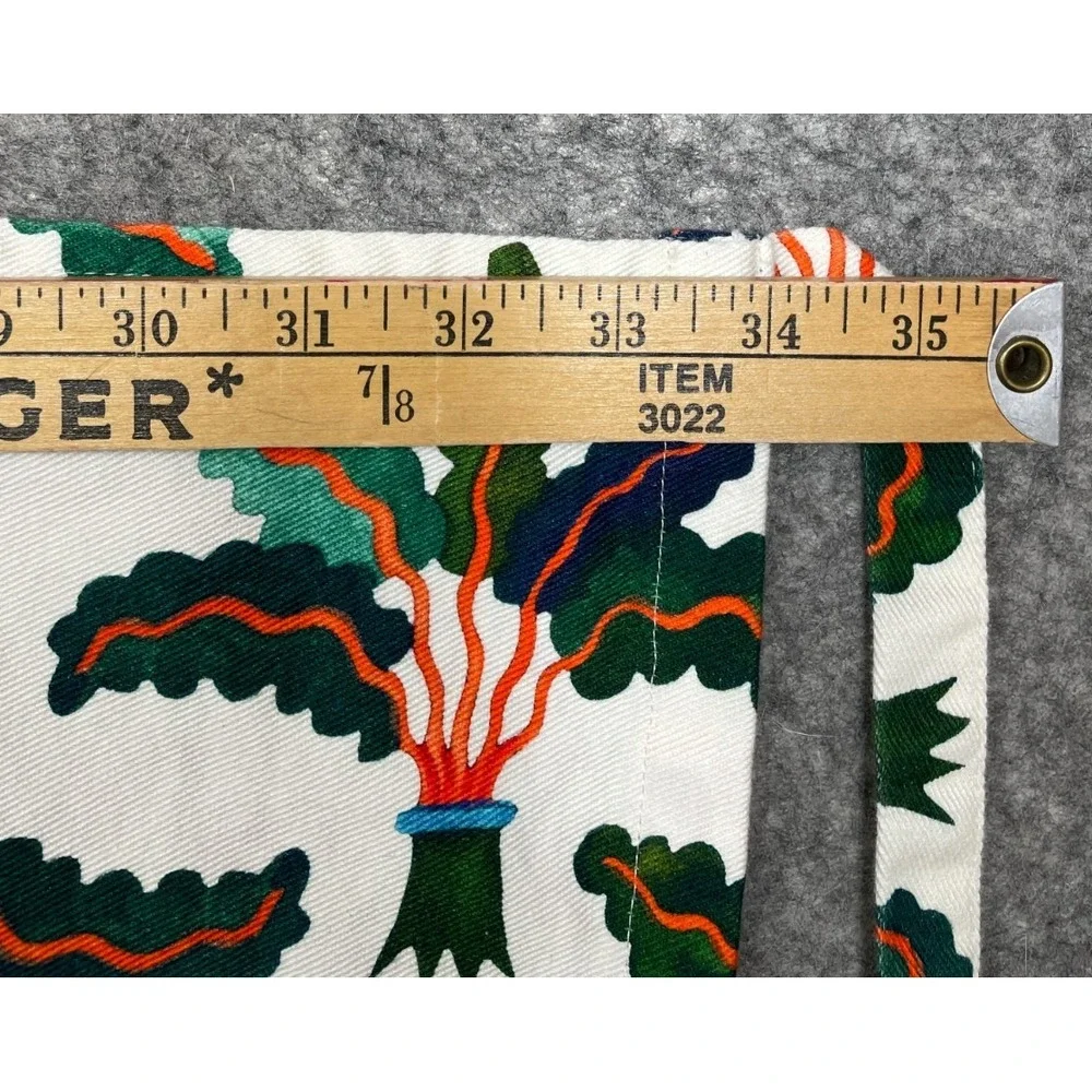 La DoubleJ Apron Green Orange White One Size Floral DoubleJ Read